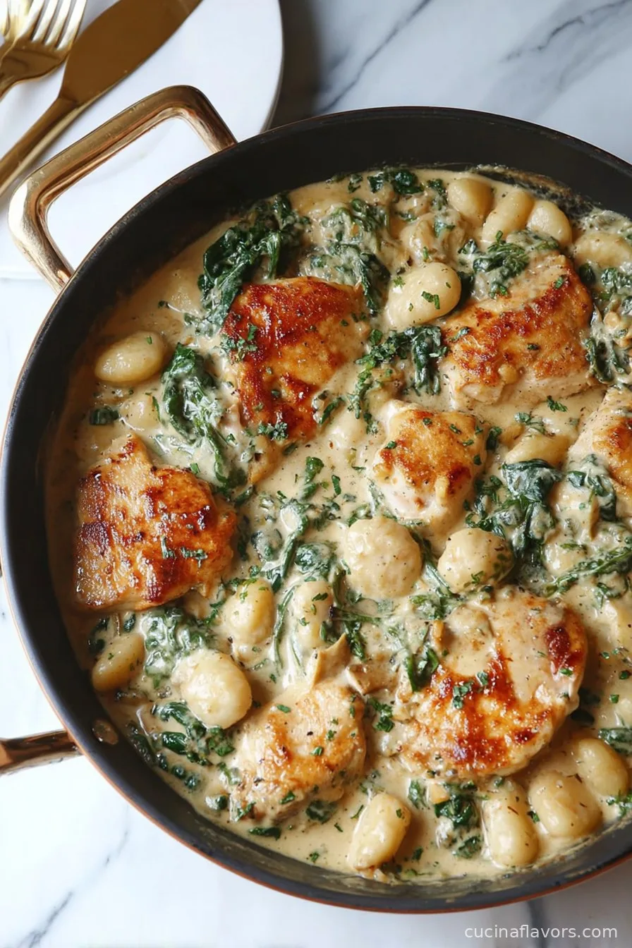 Creamy Chicken and Gnocchi