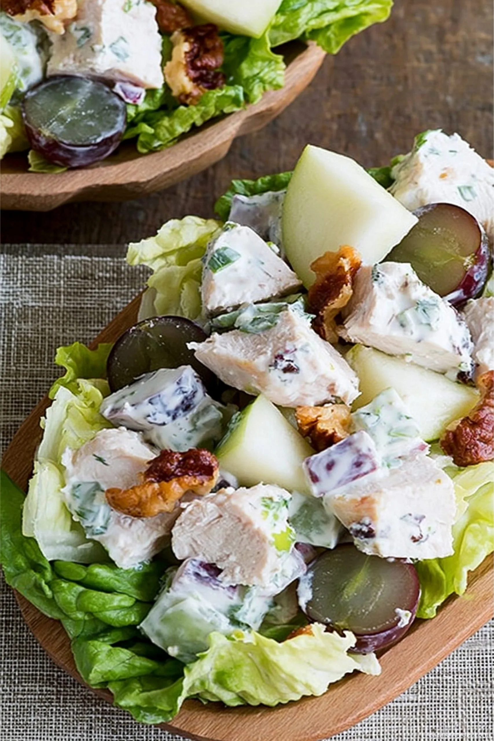 Creamy Chicken, Apple & Grape Salad