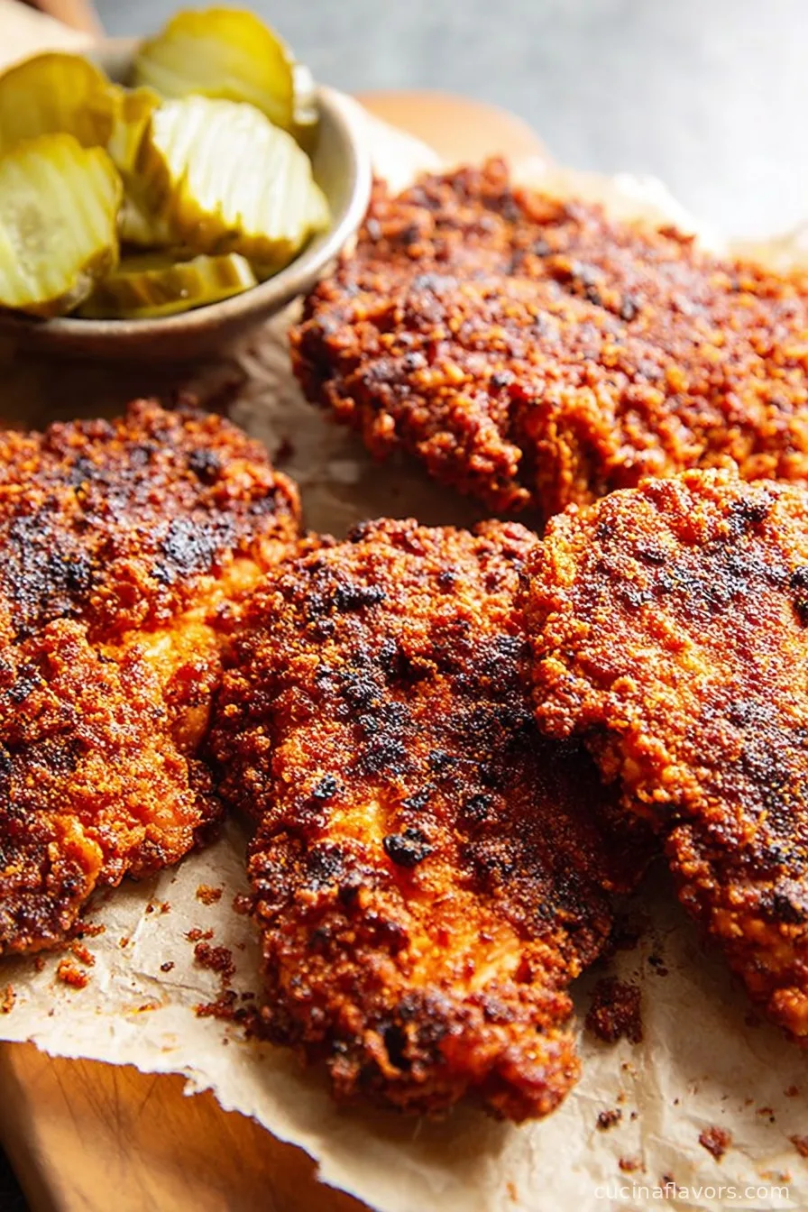 Crispy Nashville Hot Chicken (Air Fryer)