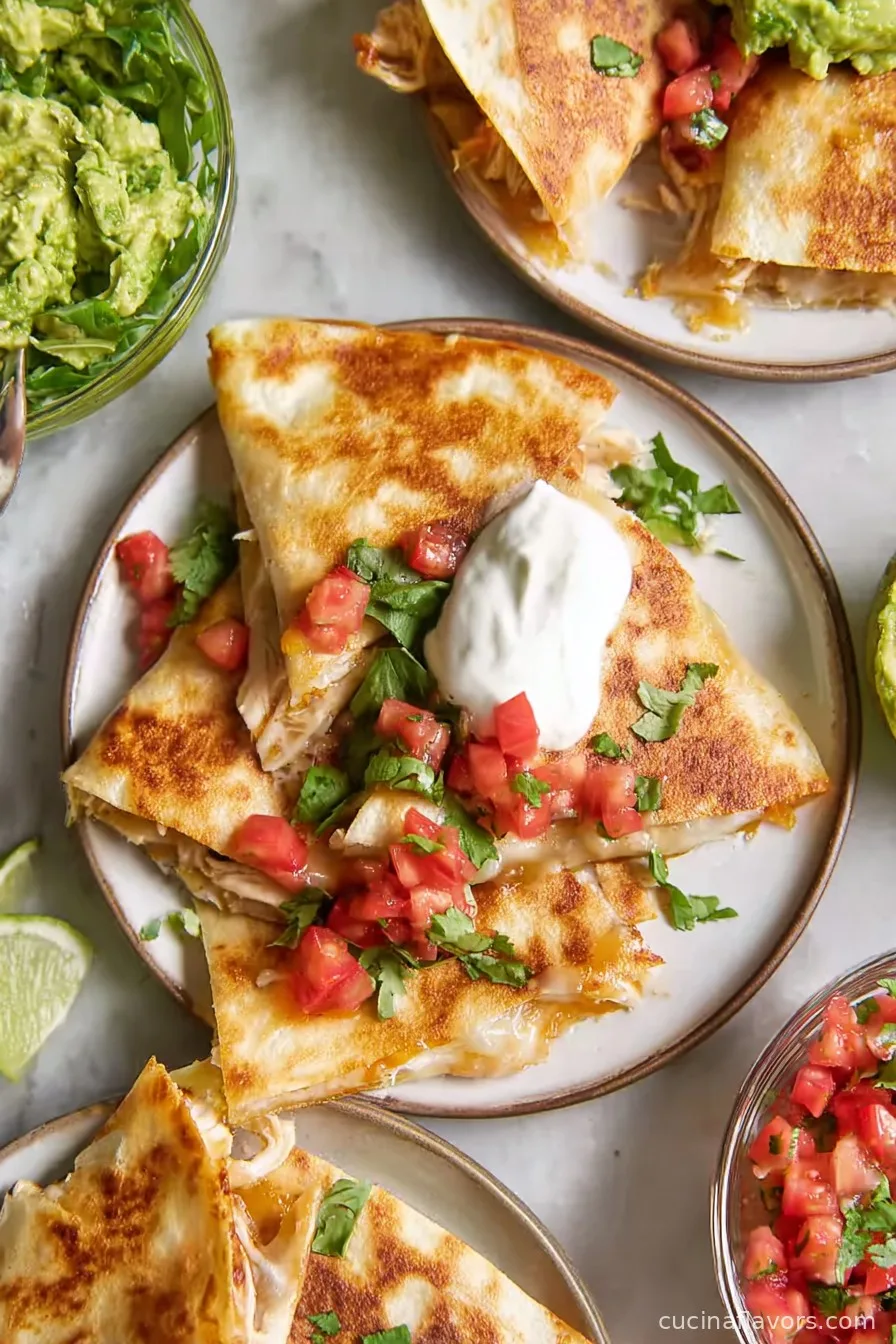 Easy Chicken Quesadillas