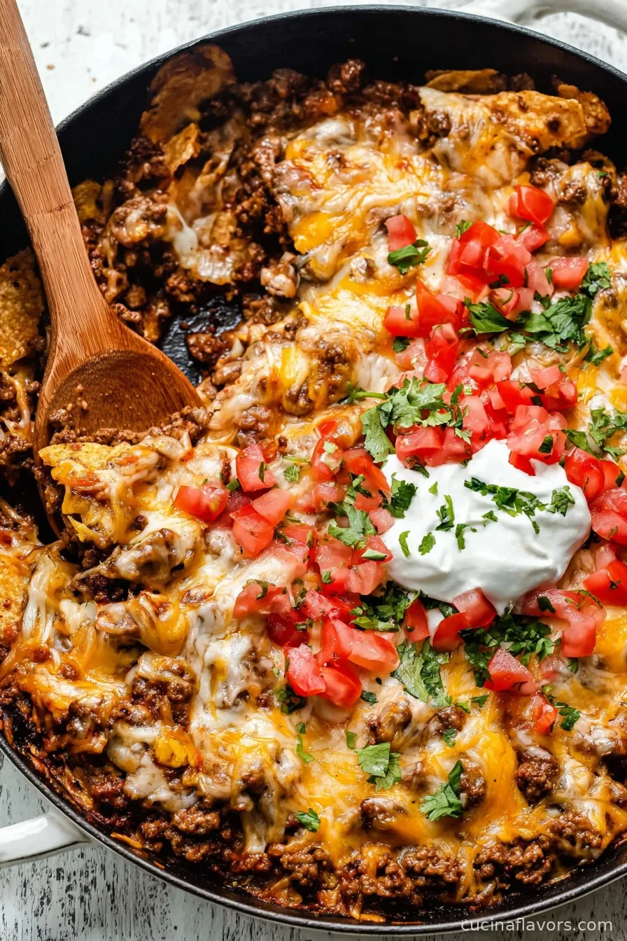 Easy Ground Beef Burrito Skillet