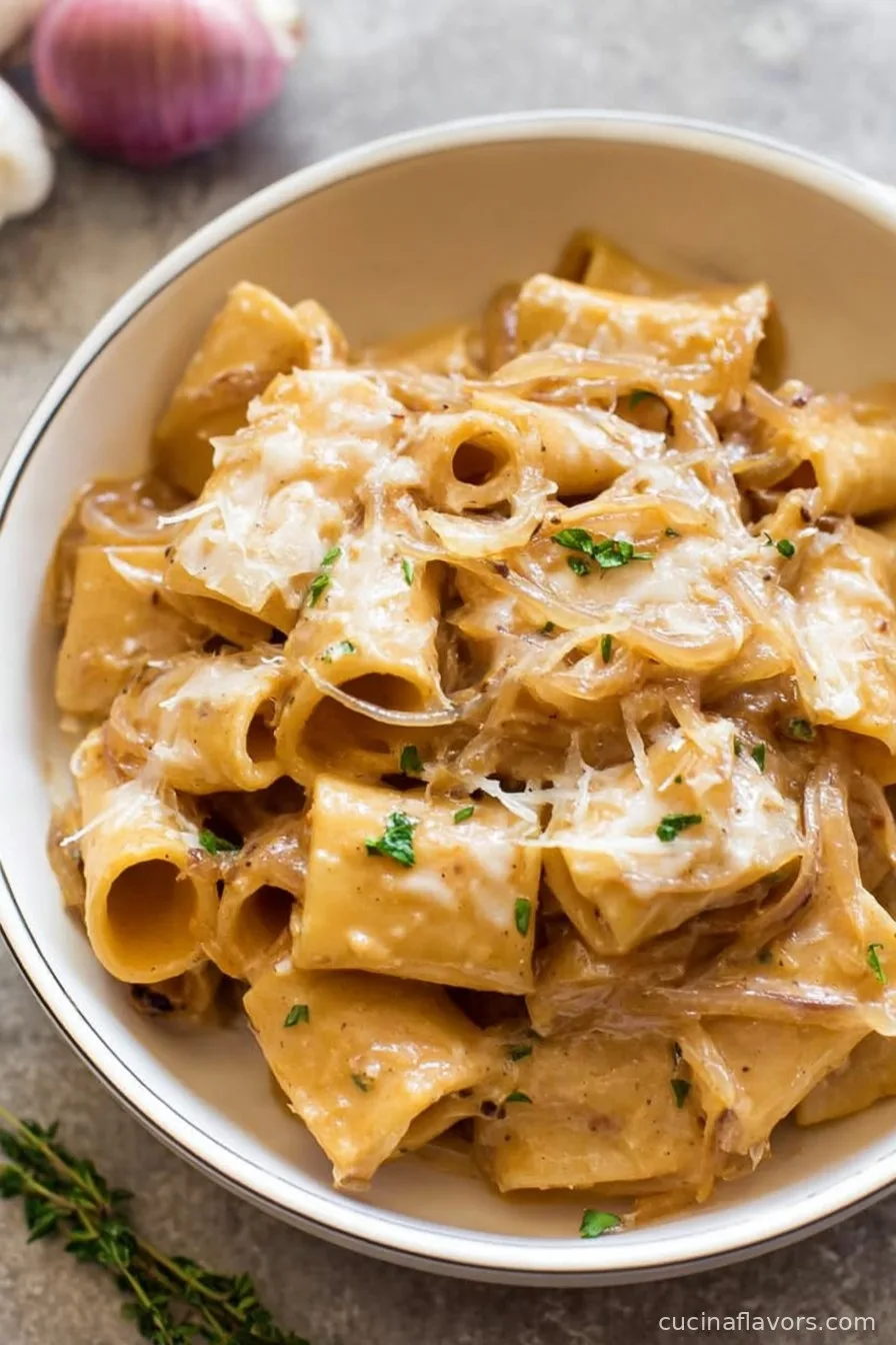 Easy One-Pot French Onion Pasta