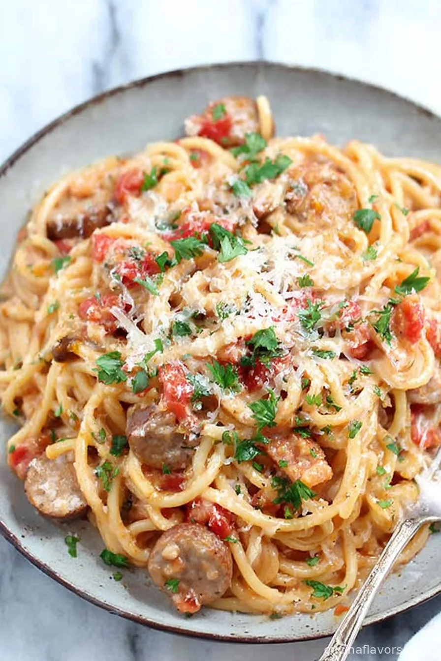 Easy One-Pot Italian Sausage Pasta