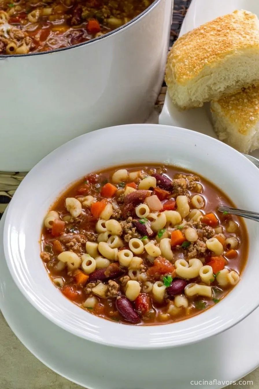 Easy One-Pot Pasta e Fagioli