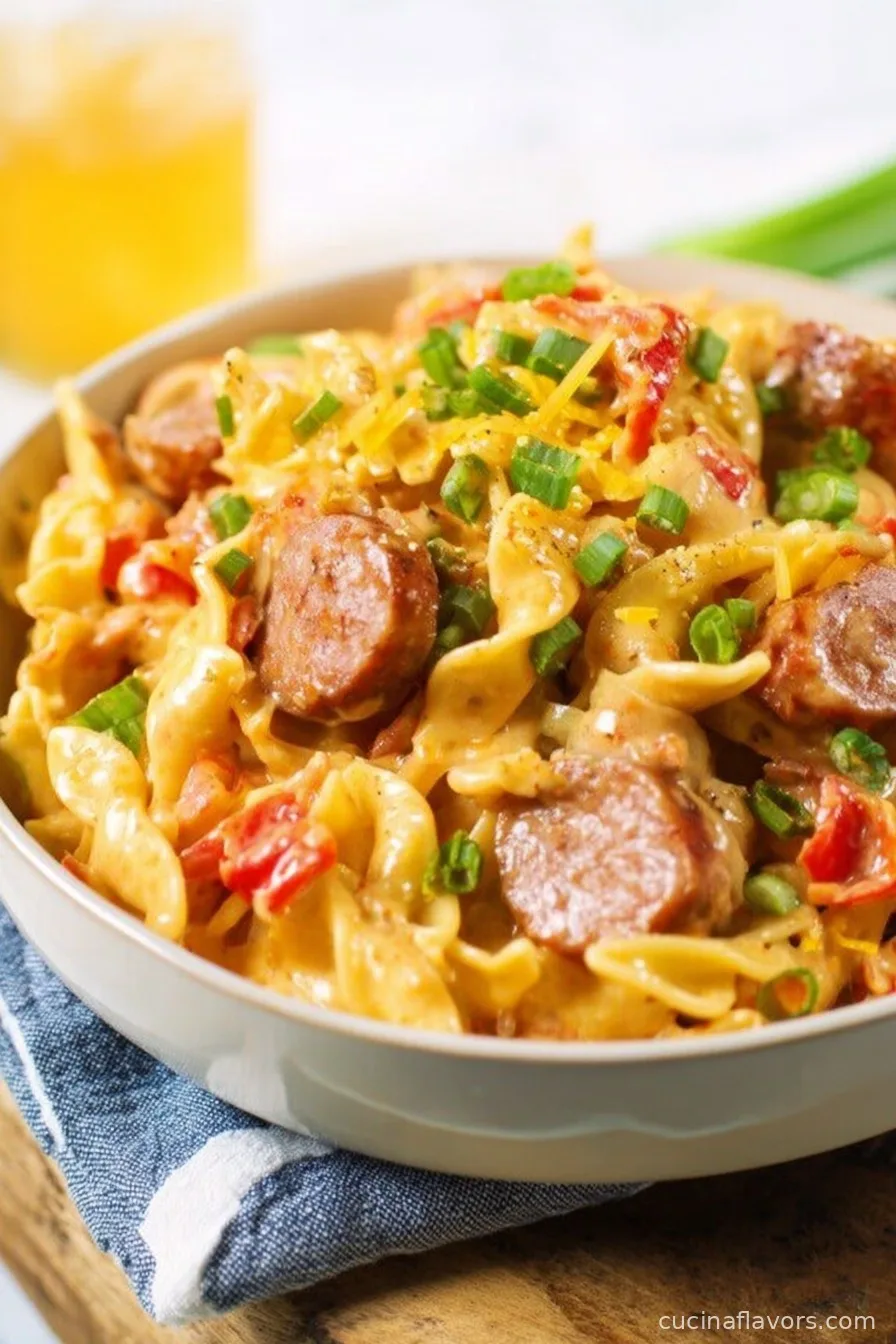 Easy One-Pot Sausage Pasta