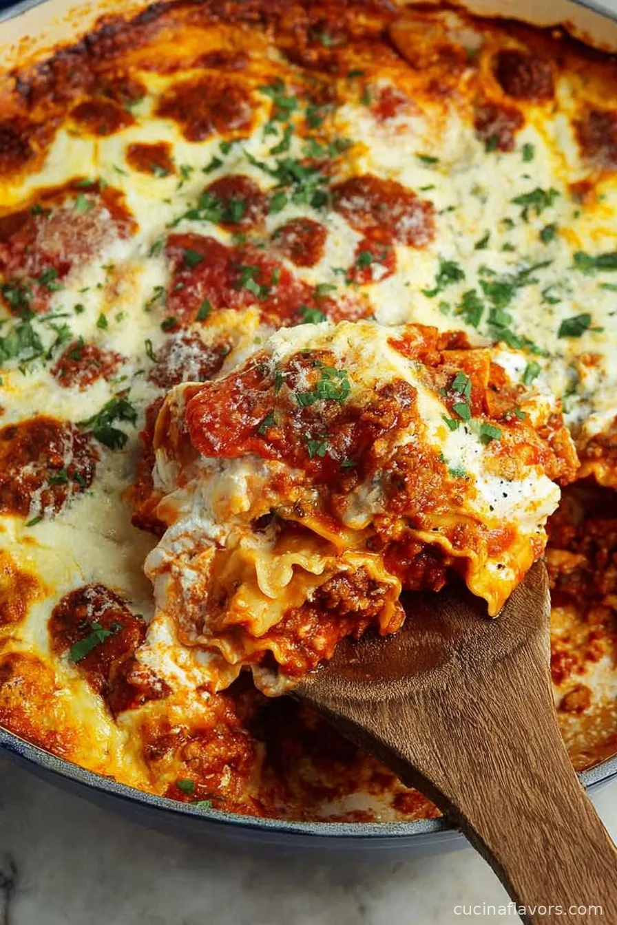 Easy One-Skillet Lasagna
