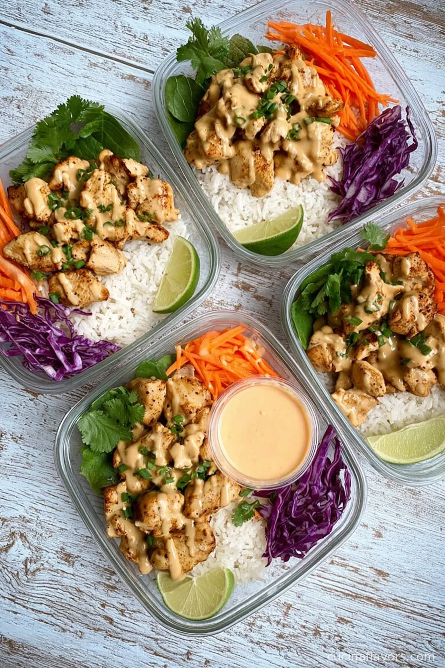 Easy Peanut Yum Yum Chicken and Rice Bowls – Quick, Flavorful & Healthy Meal