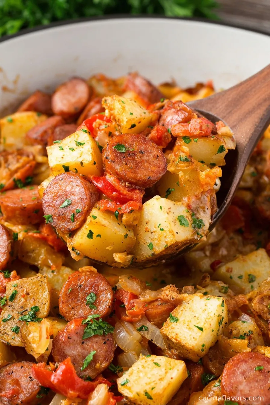 Easy Sausage Potato Skillet