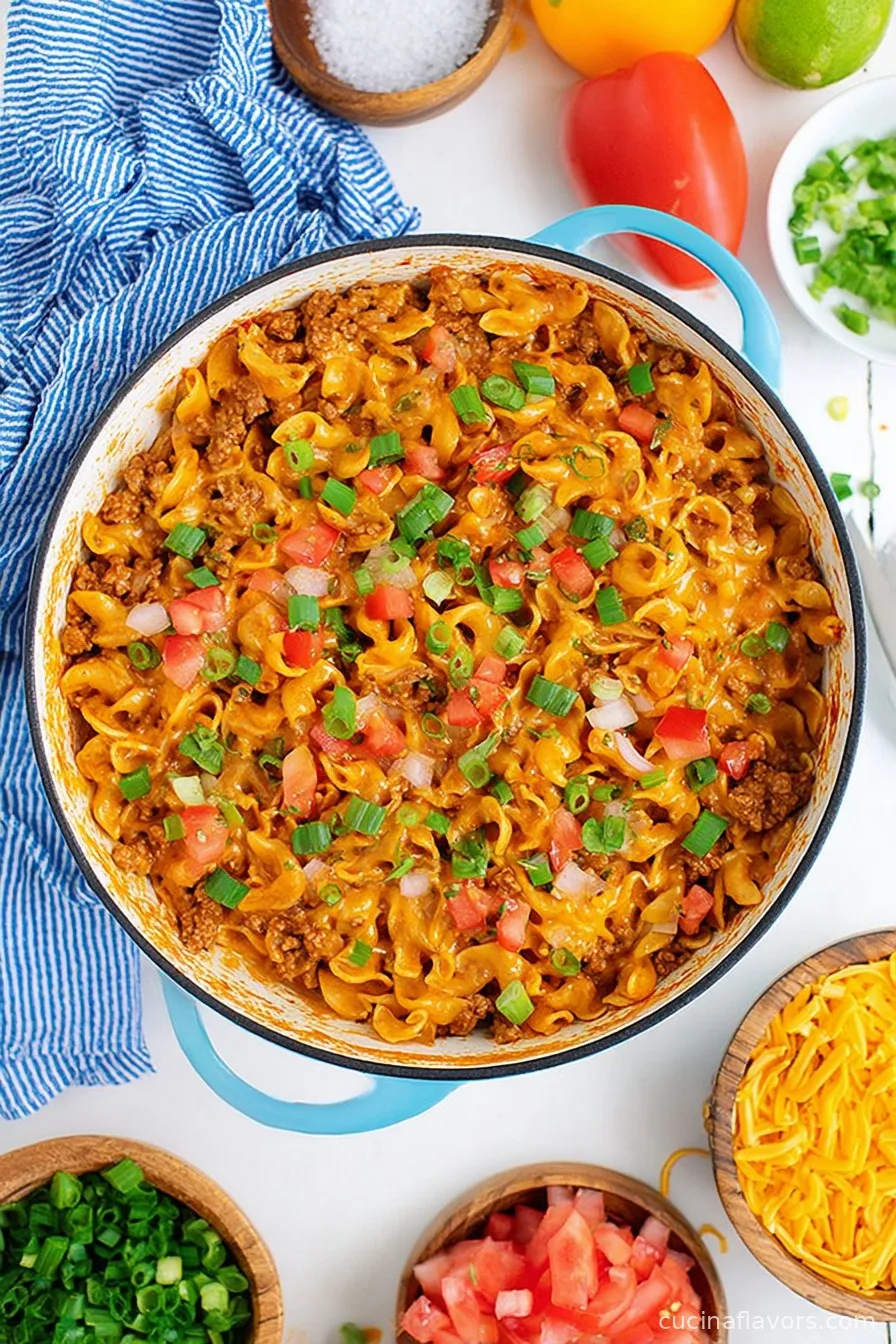 Easy Taco Macaroni and Cheese