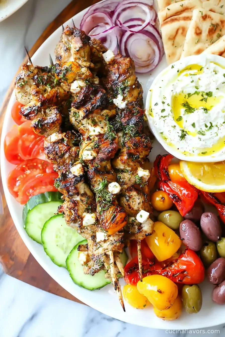 Greek Chicken Kabobs