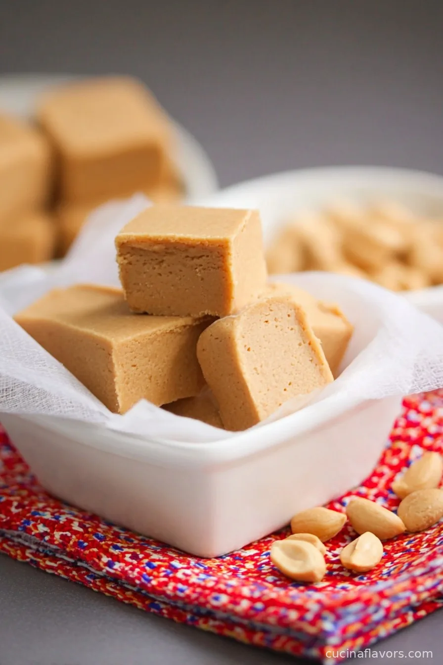 Healthy Peanut Butter Fudge