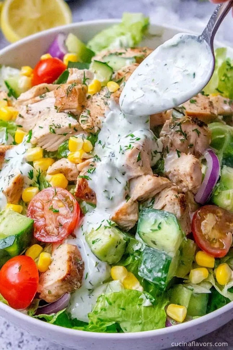 Healthy Ranch Chicken Salad