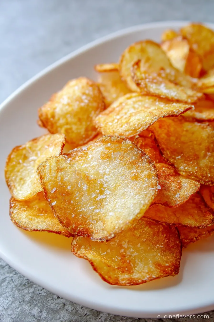 Homemade Air Fryer Potato Chips