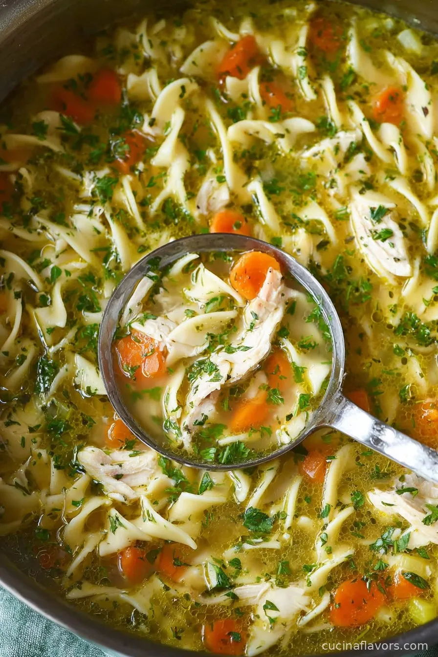 Homestyle Chicken Noodle Soup