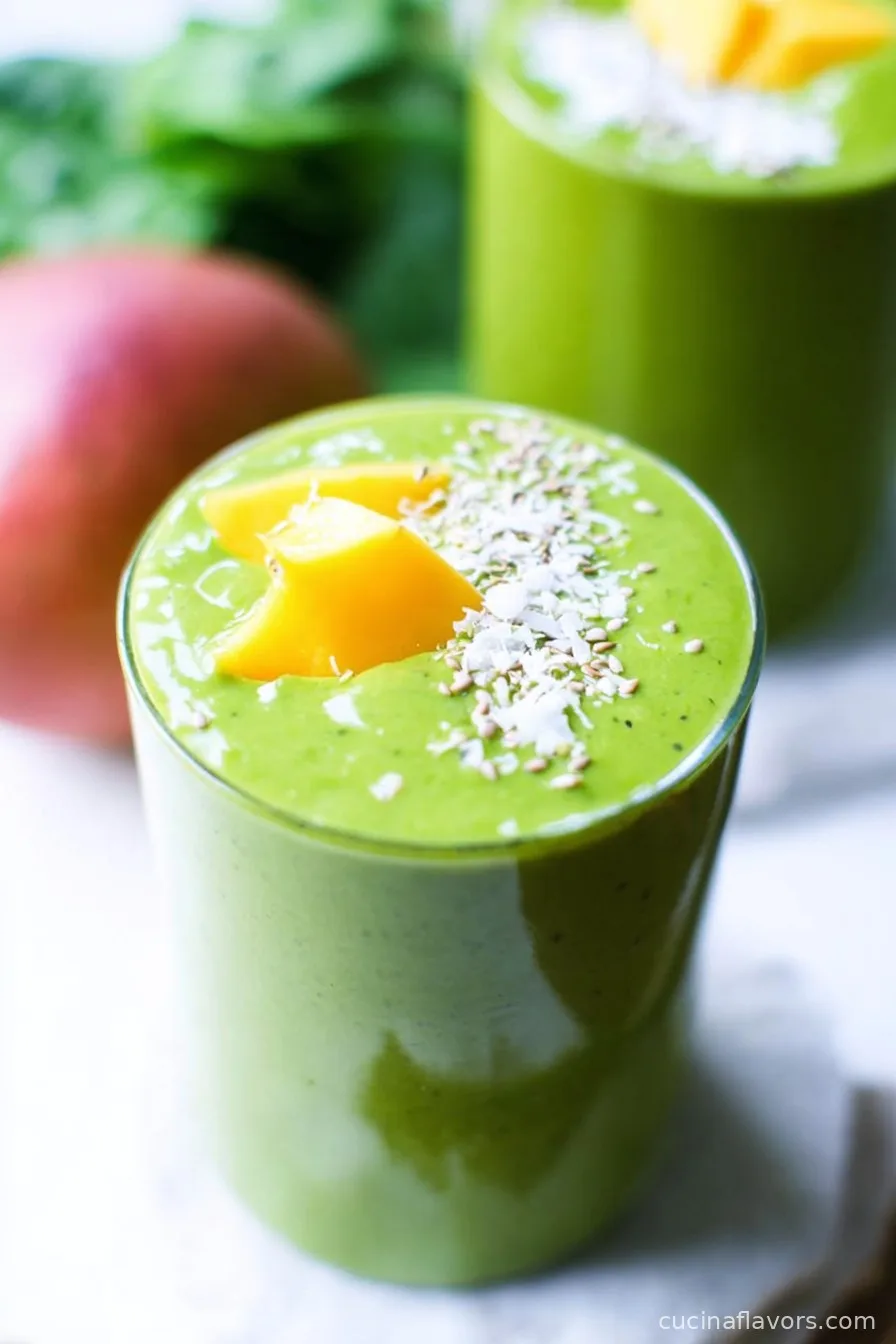 Mango Spinach Smoothie