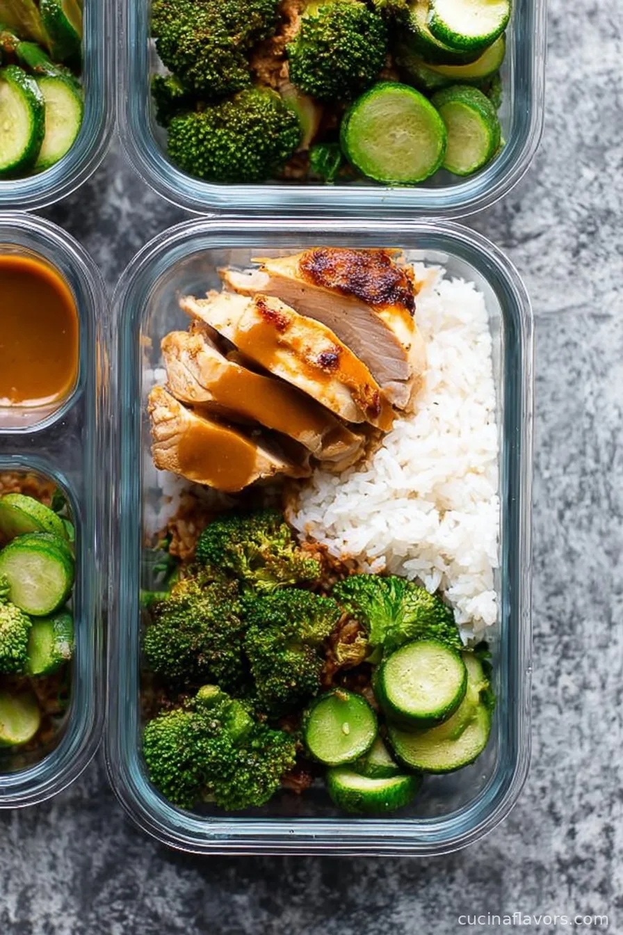Meal-Prep Thai Chicken Lunch Bowls