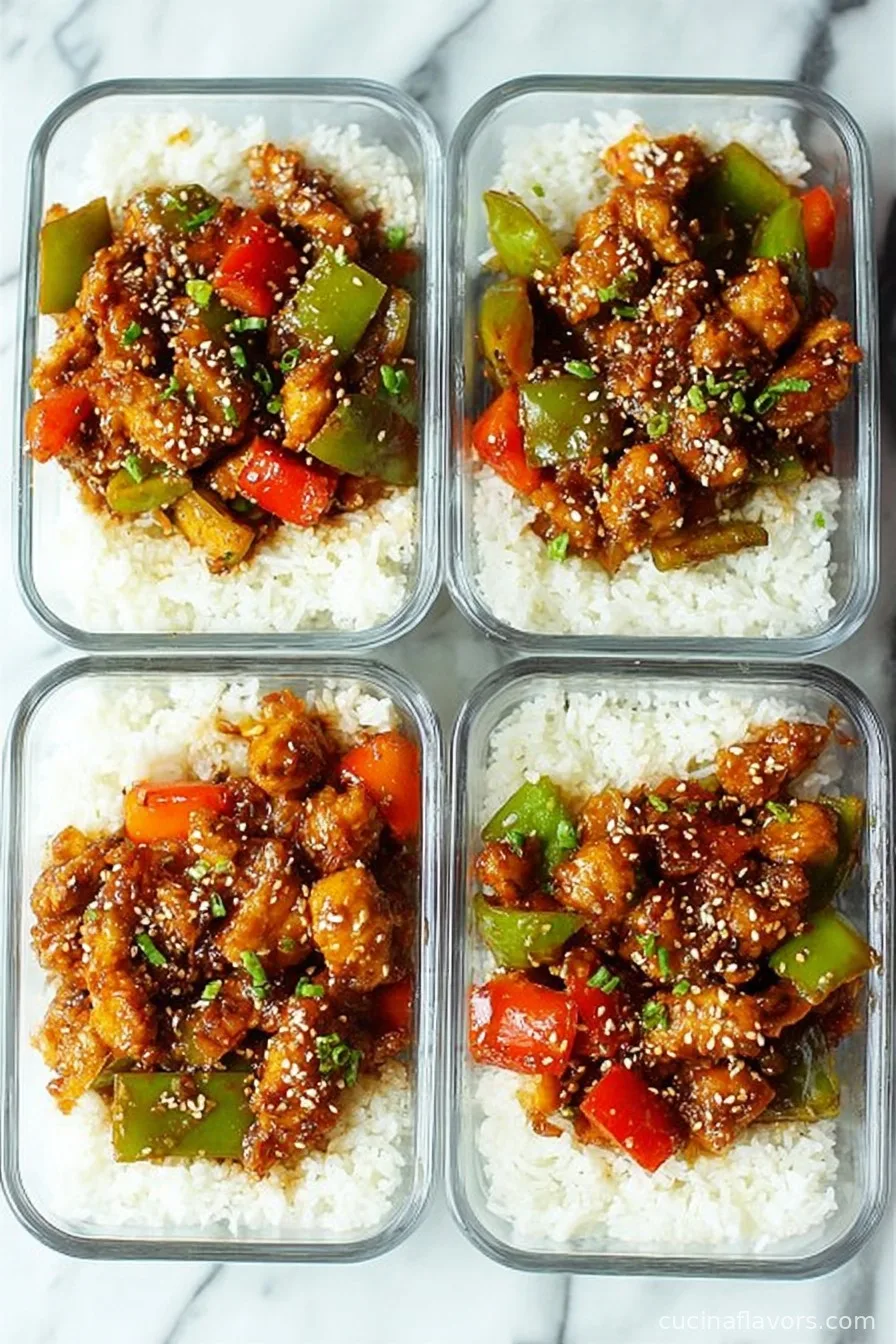 Panda Express Black Pepper Chicken Meal Prep