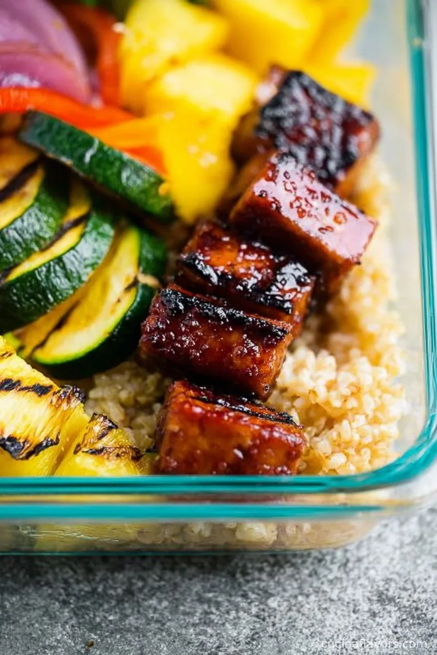 Pineapple BBQ Tofu Bowls (Vegan)