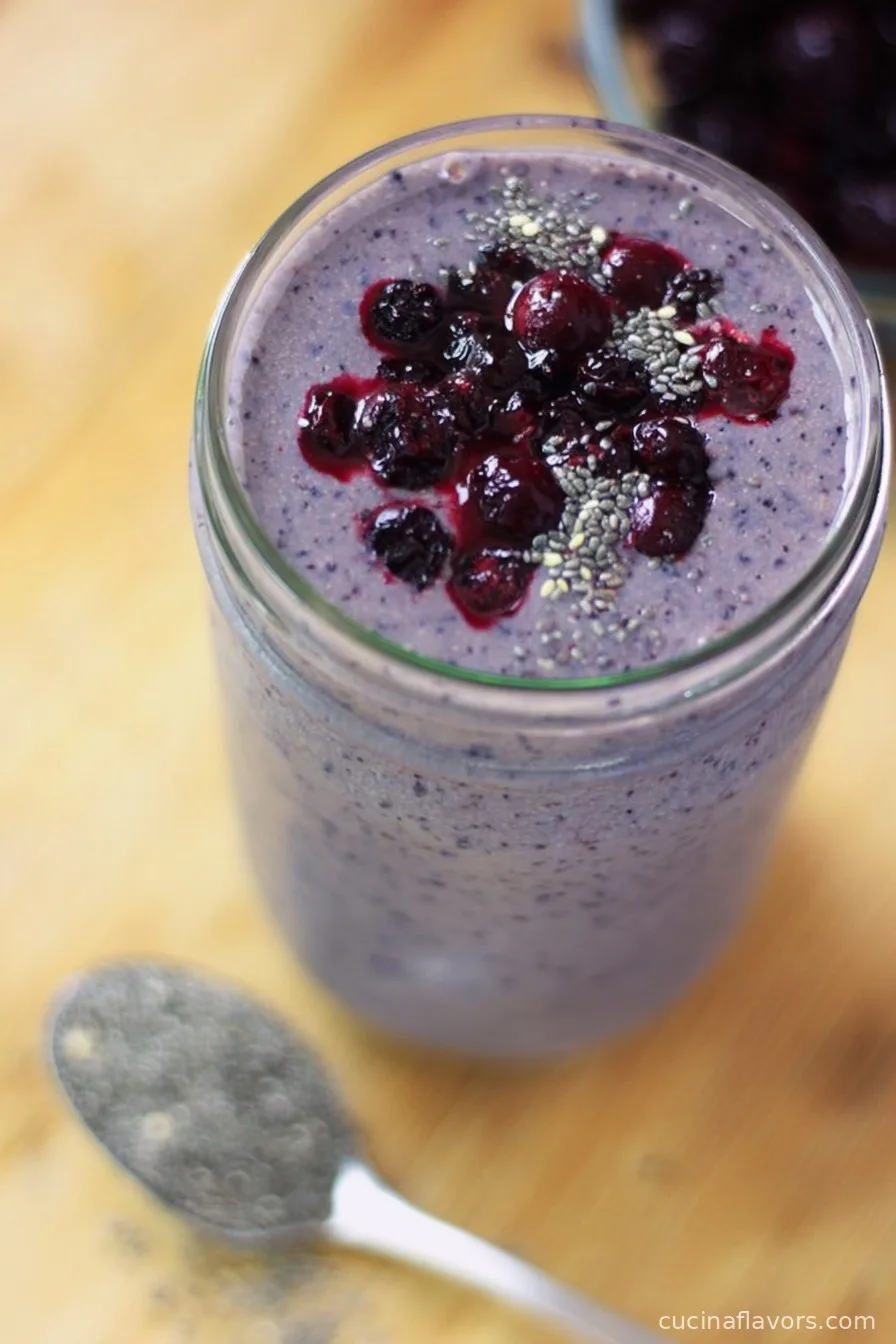Protein Power Blueberry Banana Protein Smoothie