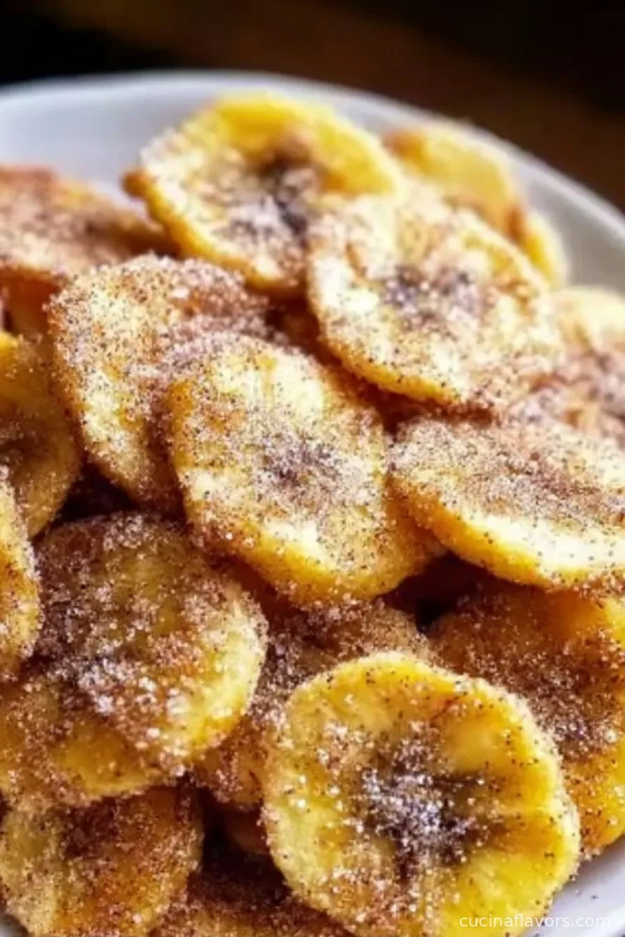 Quick & Easy Cinnamon-Sugar Air Fryer Banana Chips