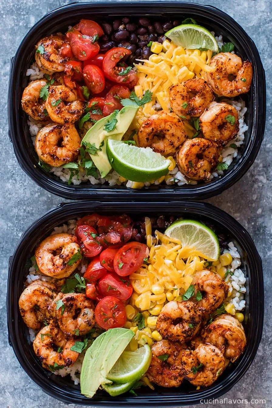 Shrimp Taco Bowls Meal Prep