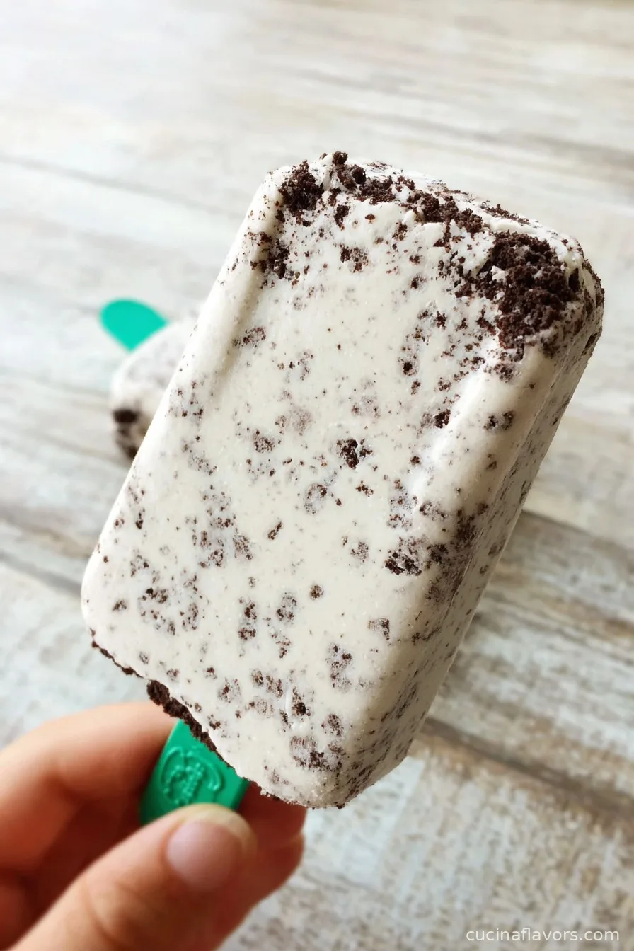 Skinny Cookies & Cream Popsicles