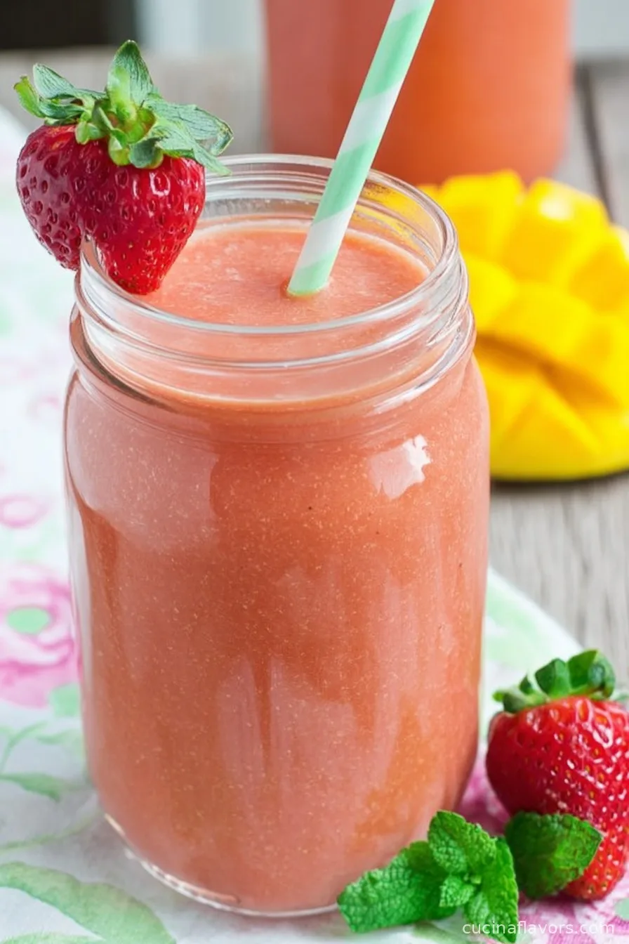 Strawberry Mango Smoothie