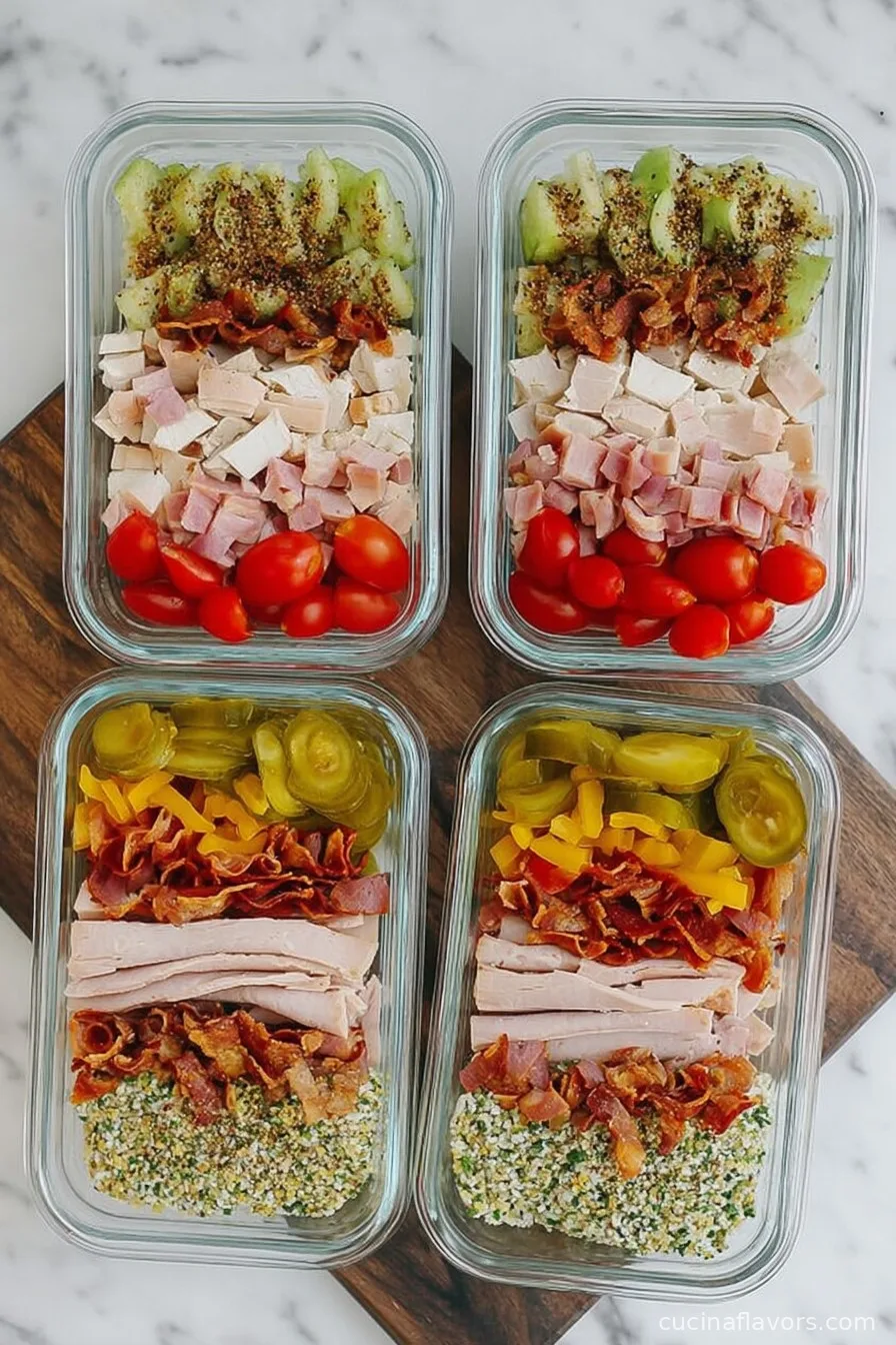 Sub In A Tub Meal Prep