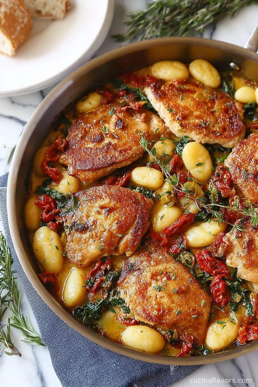 Sun Dried Tomato Chicken and Gnocchi